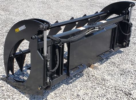 clam attachment for skid steer